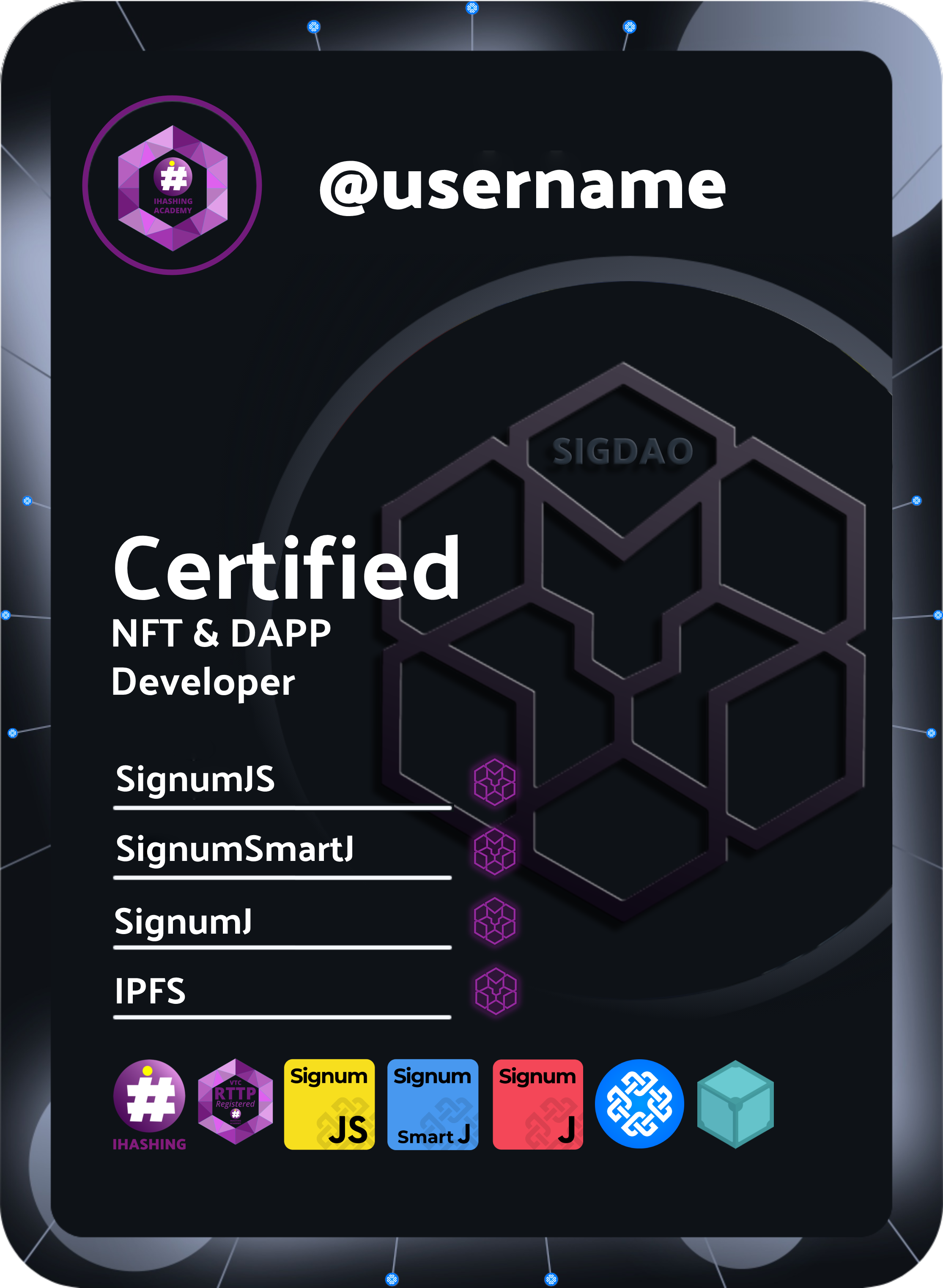 Certified NFT & dAPP Developer